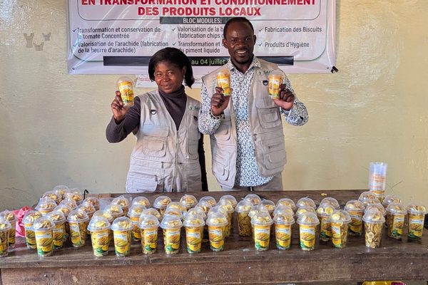 Conditionnement des chips de banane